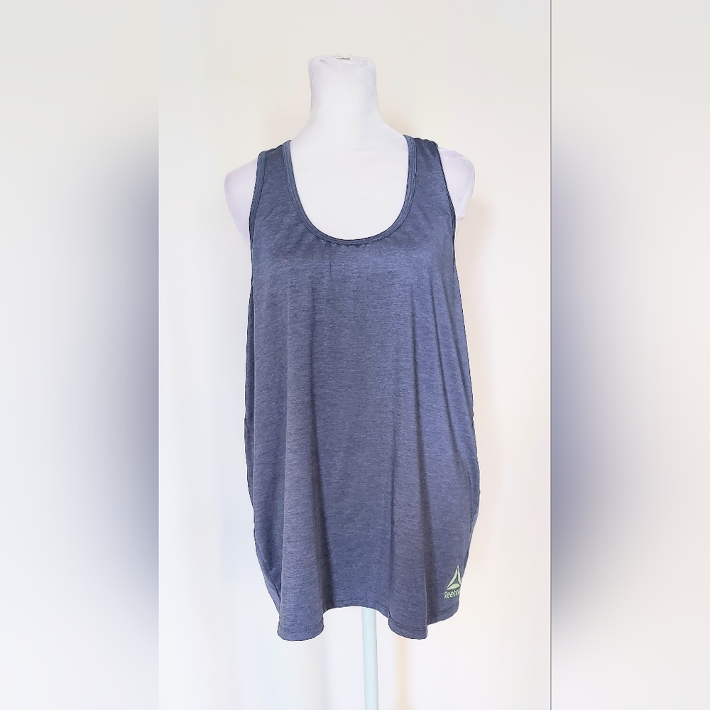 Reebok Active Fearless Tank Top Indigo Blue Size XL